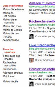google barre outils