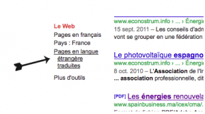 pages en langue etrangere traduites google
